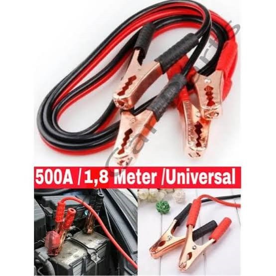 Kabel Jumper untuk Baterai Aki Mobil 1,8 Meter / 500A