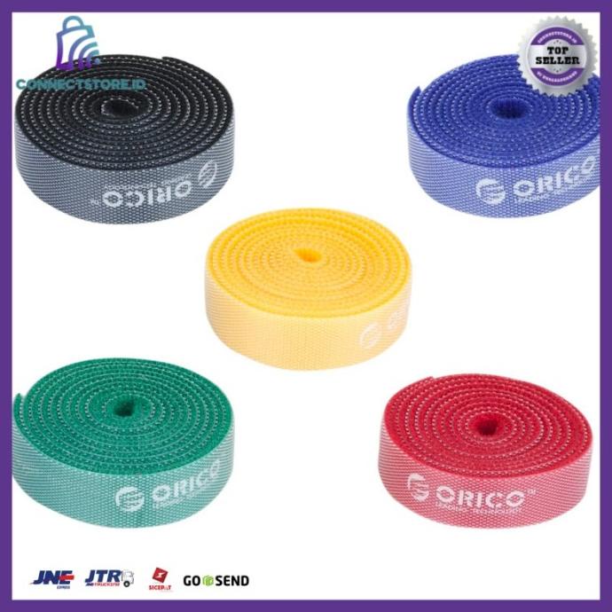 

(BISA COD) ORICO CABLE CLIP VELCRO 1M 5 PCS - CBT-5S - MULTI-COLOR TERLENGKAP Kode 179