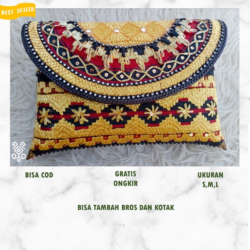 LAMPUNG ETHNICA OFFICIAL - CLUTCH TAPIS LAMPUNG / TAS TAPIS LAMPUNG - TAS WANITA TAPIS LAMPUNG - CLU