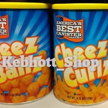 

⭐ COD ⭐ America's Best Canister Snacks Cheez Ballz 85g American Cheese Balls