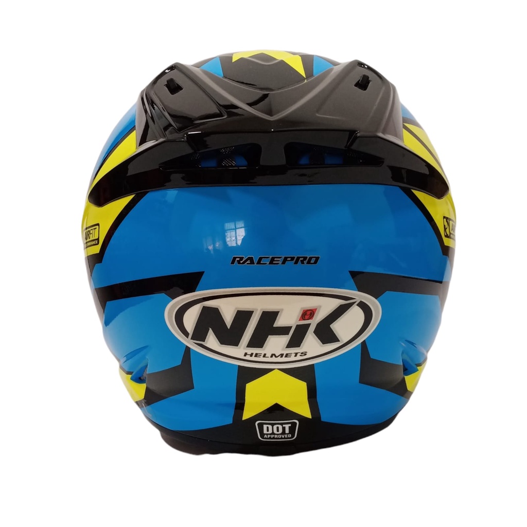 HELM NHK RACE PRO BIOS BLUE FLO HELM FULL FACE