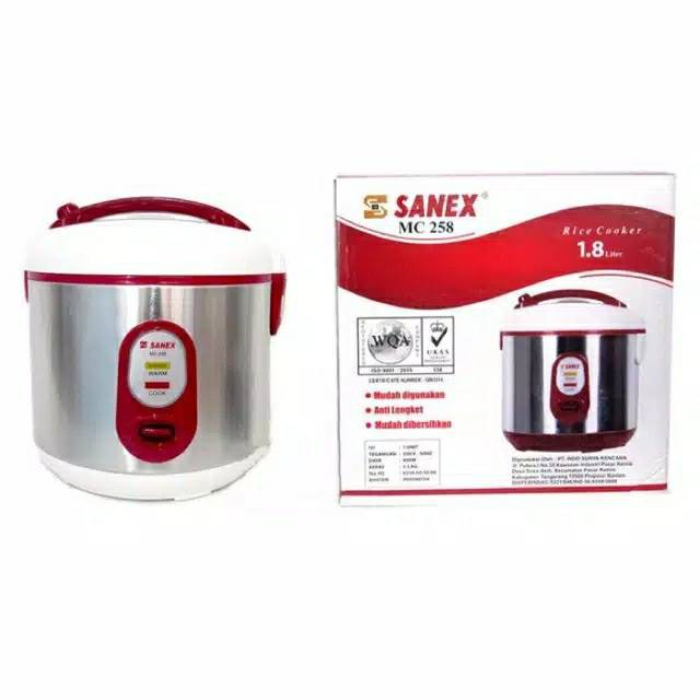 Rice Cooker Sanex 1,8 Liter MC-258