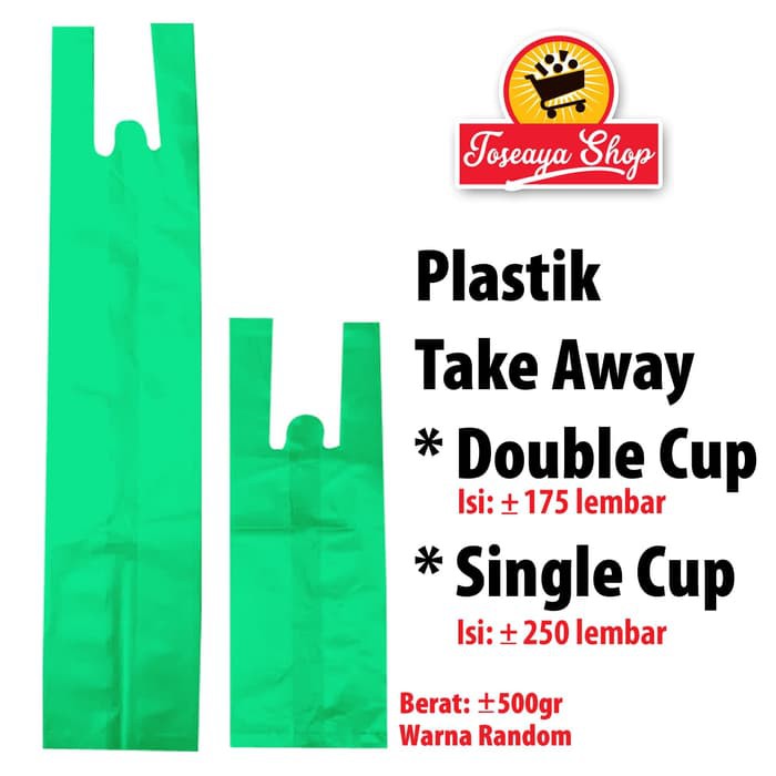 Plastik Take Away Single Cup Double Cup