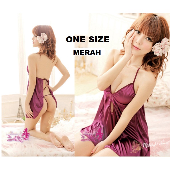 Baju Tidur Lingerie Impor Transparant DressSexymini