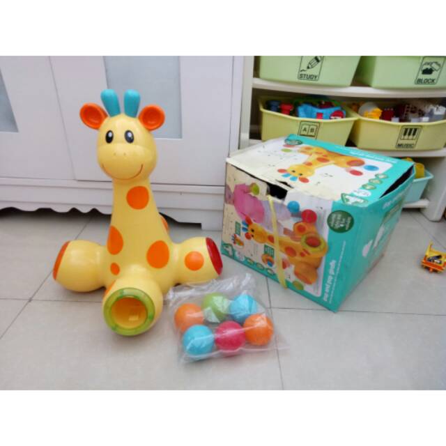 ELC drop pop ball giraffe
