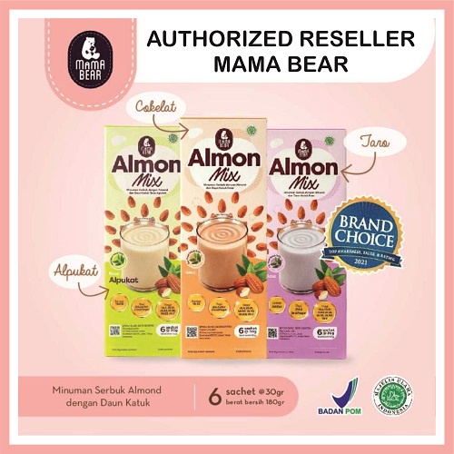 MAMA BEAR ALMON MIX / SUSU ALMOND / PELANCAR ASI / ASI BOOSTER