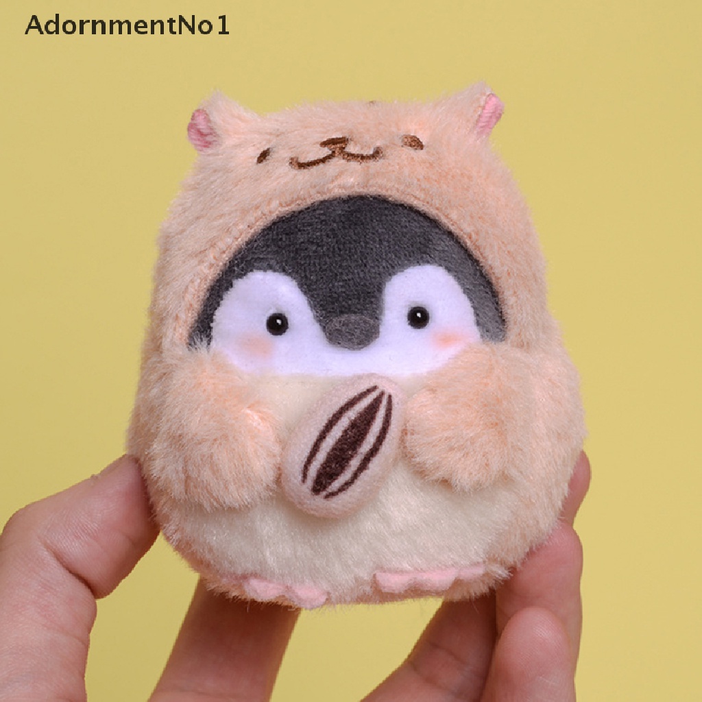 (AdornmentNo1) Gantungan Kunci Boneka Plush Bentuk Penguin Kartun Lucu