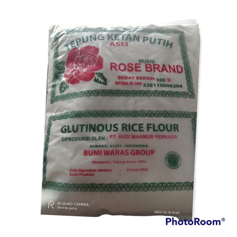 

[READY] Tepung Ketan Putih Rose Brand 500 gram