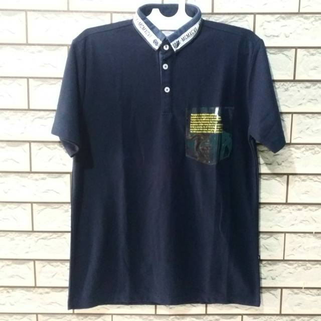 Kaos kerah pria polo shirt dewasa nevada original