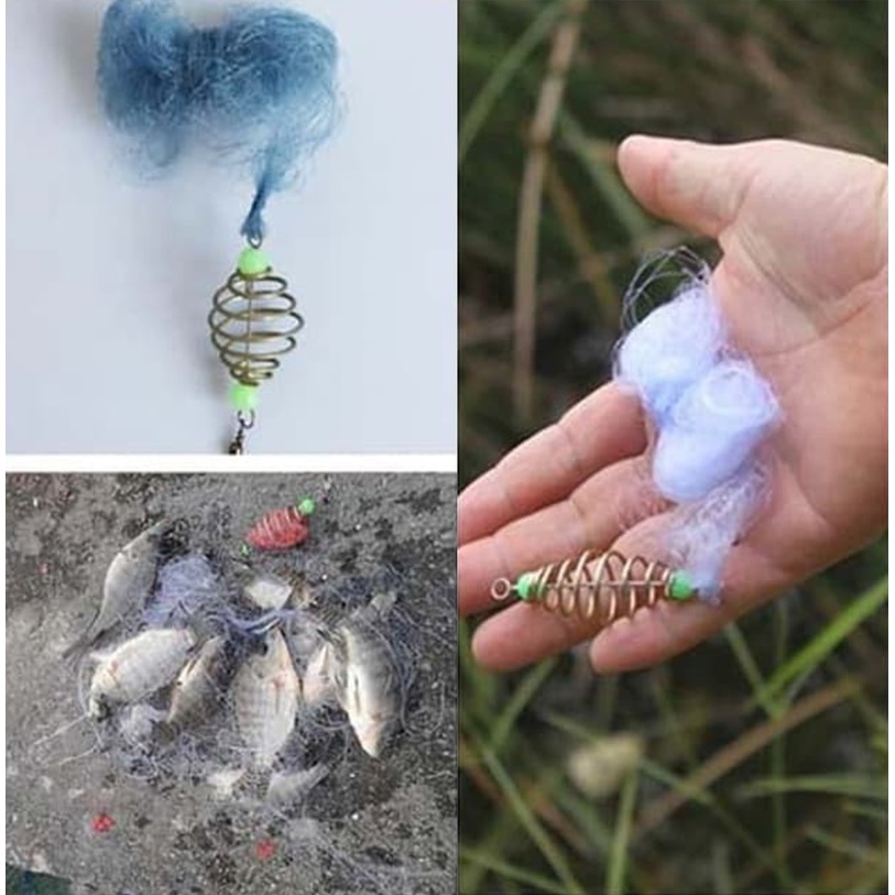 Mata Bom Net Beads Umpan Pancing Jaring Jala Ikan Net Spring Jaring Lempar