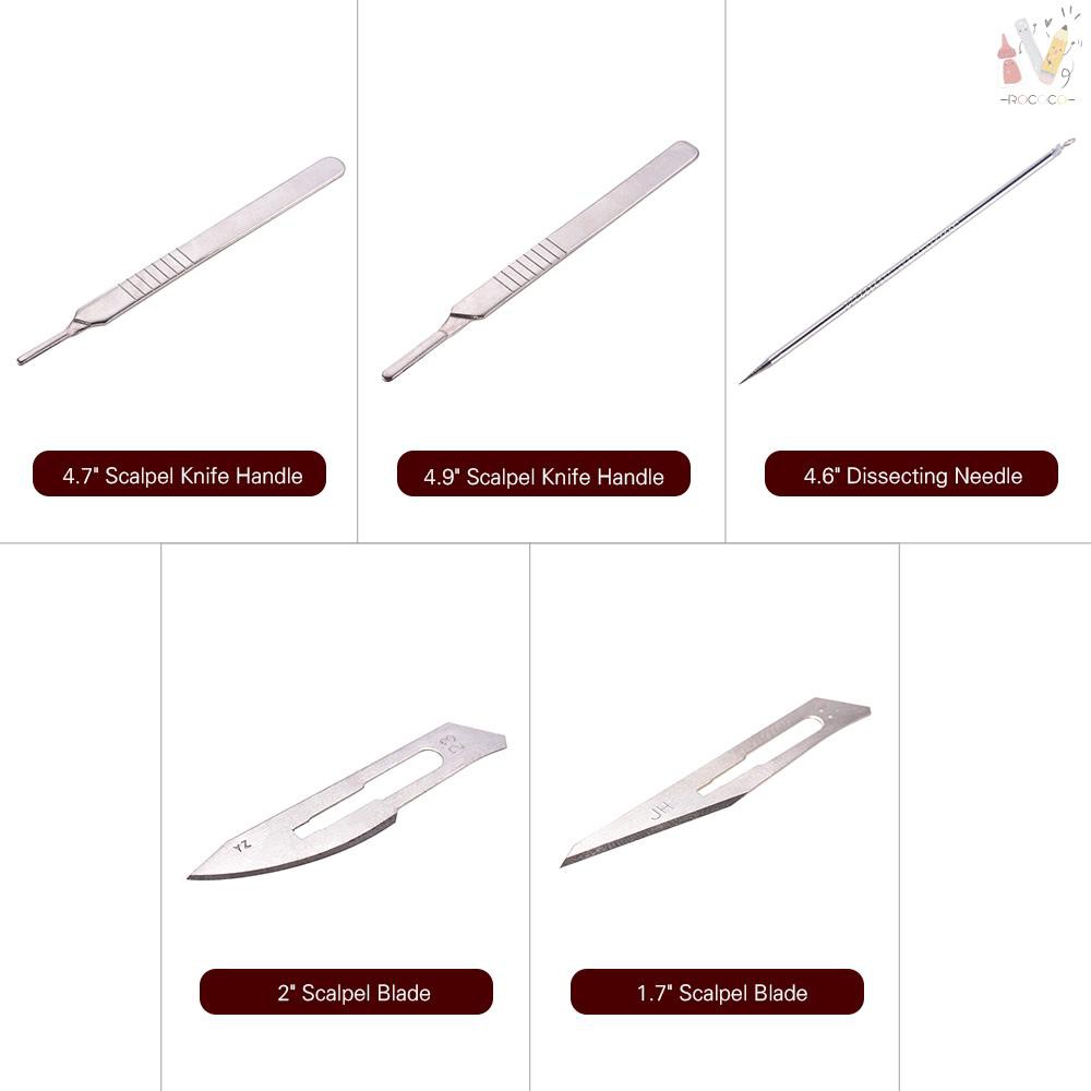 Cod 7 Pcs Anatomy Biology Lab Dissection Kit Tools With 2 Scalpel Blades For Specimen Anatomy Best For Students Children Anatomic Experience Learning Shopee Indonesia