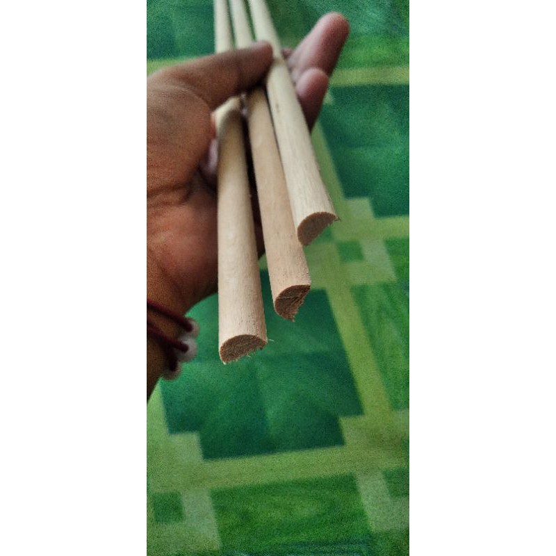 Dowel setengah lingkaran 1cm panjang 50cm dan 60cm