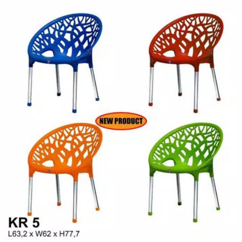 Kursi santai twin pan kaki besi