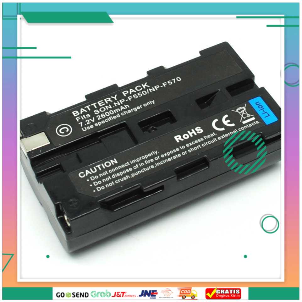 (BISA COD) FTIHSHPBaterai Kamera Sony NP-F330 NP-F530 NP-F550 NP-F570