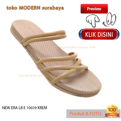 Sandal wanita casual sandal slide karet murah NEW ERA LB E 10039