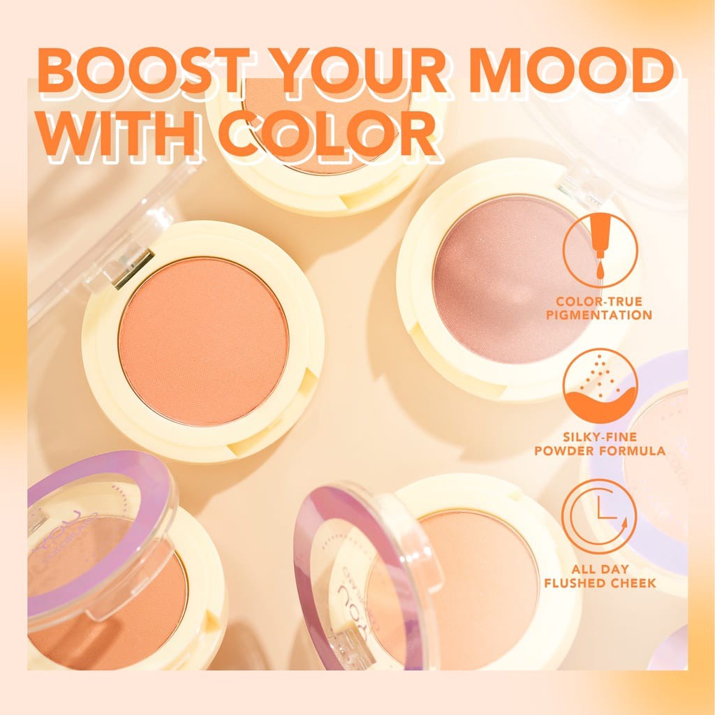 YOU Colorland Focus On Me Blush Original Asli