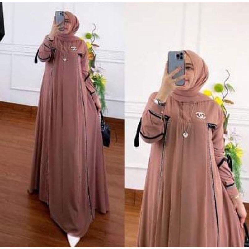 NESSA DRESS BO Bahan CERUTY BAJU DRES FASHION TERBARU KEKINIAN SIMPLE DAN ELEGAN BAJU DRES 2022