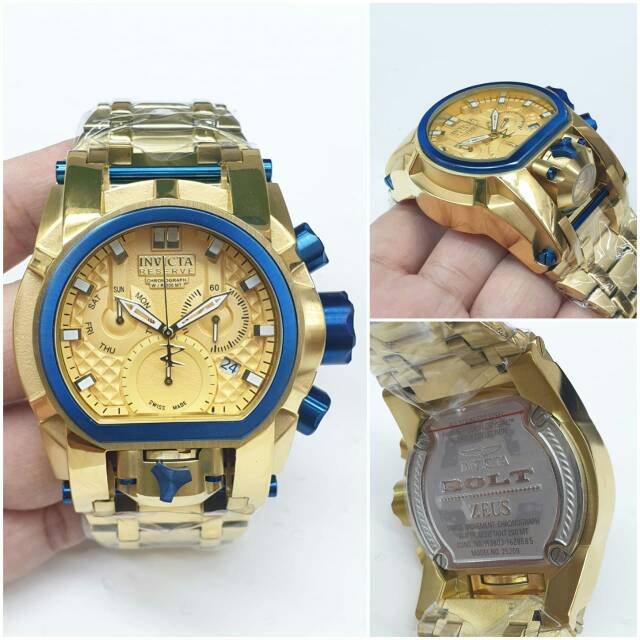 JAM TANGAN PRIA INVICTA BOLT ZEUS GRADE AAA+ SUPER PREMIUM QUALITY