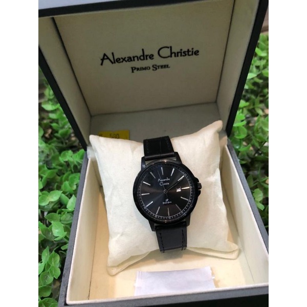 SALE.. JAM TANGAN WANITA ALEXANDRE CHRISTIE PRIMO STEEL KULIT AC 1014