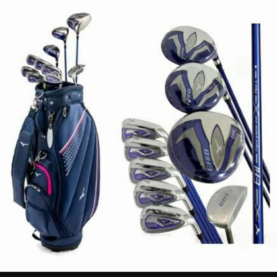 Golf Full Set Mizuno Efil 8 Ladies Women Wanita Stick Golf Original