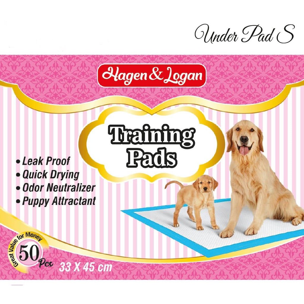 Hagen Logan Training Pads UnderPad Alas Kandang