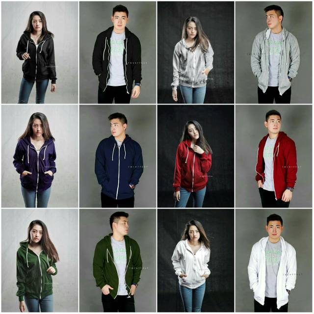 Hoodie Sweater Zipper, Sweater Polos BiG size,, Sweater Zip Up SWEATER Polos murah bahan cotton