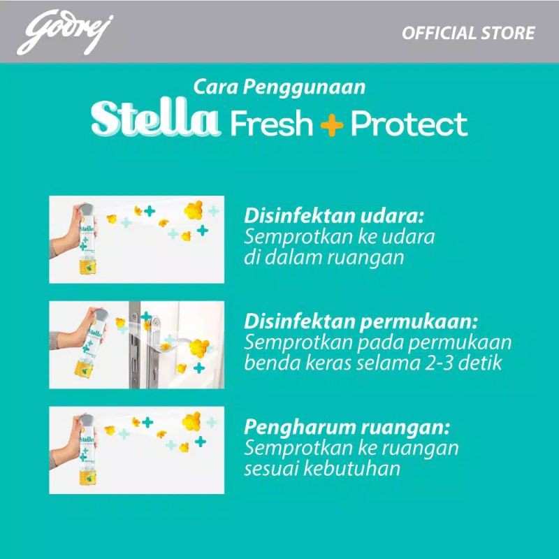 STELLA FRESH &amp; PROTECT AEROSOL FRESH CITRUS 300 ML