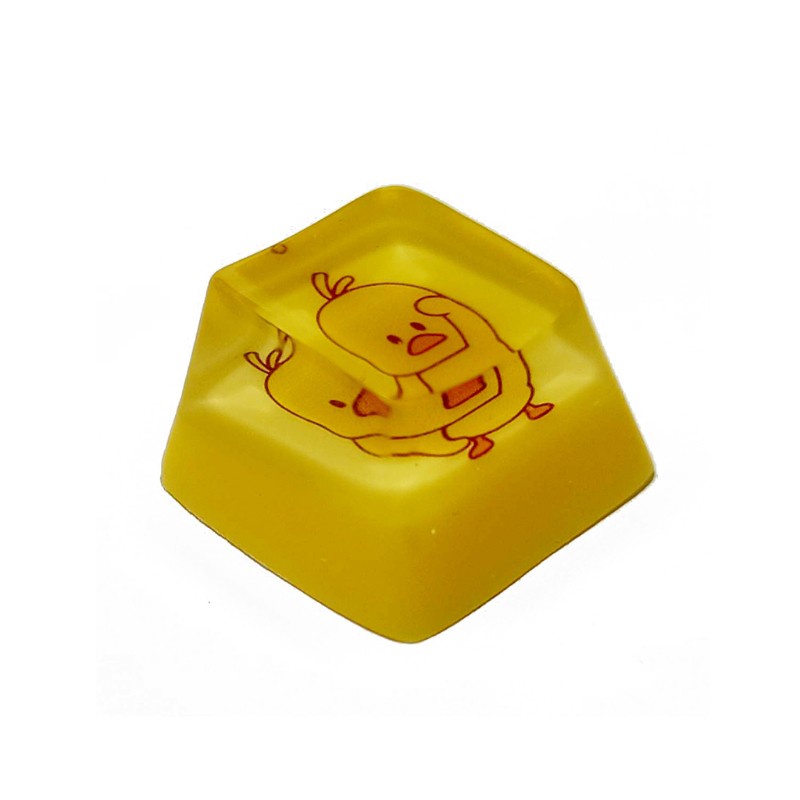 Zzz 1pc Keycap Keyboard Mekanikal Dua Lapis Bahan Resin Motif Kartun Cherry Profile R4
