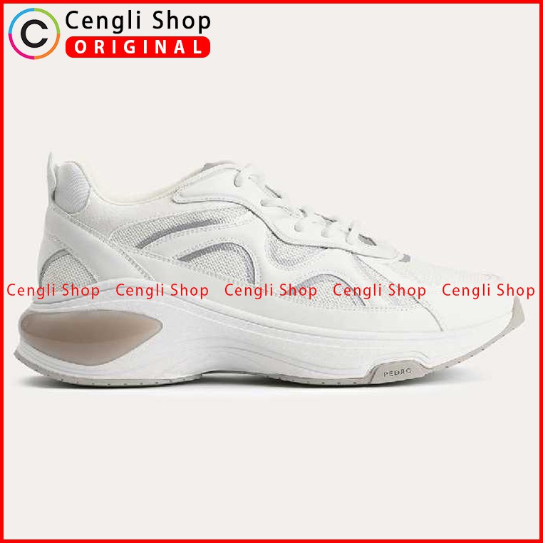 SEPATU PEDRO PRIA ORIGINAL SNEAKER CASUAL KETS BRANDED PUTIH PM072