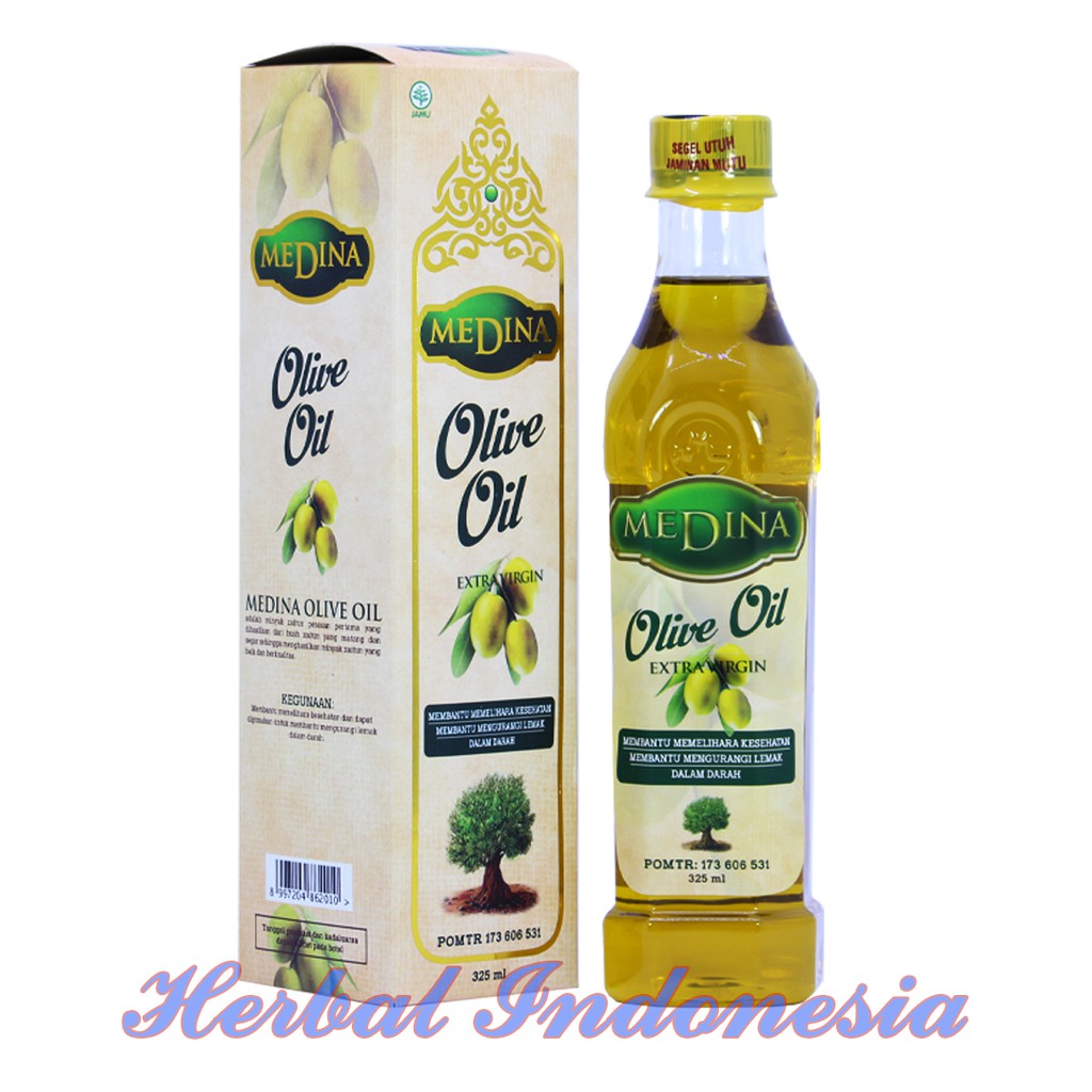 Minyak Zaitun Medina 325 ML Extra Virgin Olive Oil BPOM Asli Original