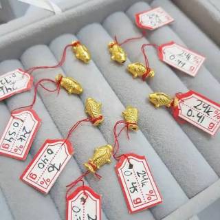 Gelang tali EMAS  HONGKONG  ORIGINAL 24 karat 999 IKAN KOI 