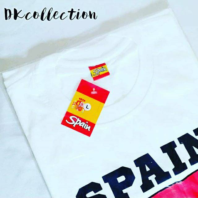 KAOS SPAIN SOUVENIR KAOS SPANYOL SOUVENIR KAOS BARCELONA SOUVENIR SPAIN