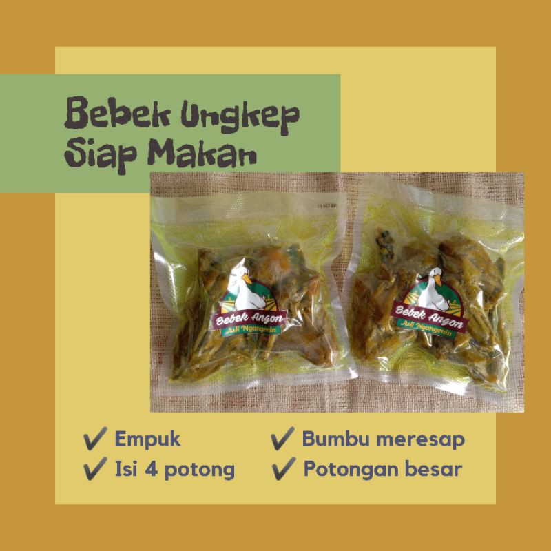 

Bebek Ungkep Empuk Siap Makan