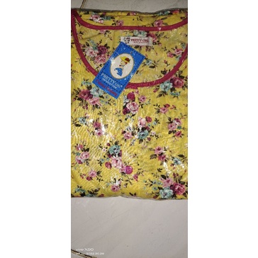 Piyama Cp set celana panjang Katun Motif Bunga Pretty girl-KODE 28A