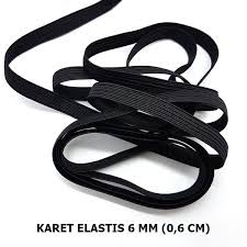 Karet Elastis karet kolor(3mm / 4mm / 5 mm / 6 mm / 8mm / 10mm) / Karet Baby / Karet Kolor