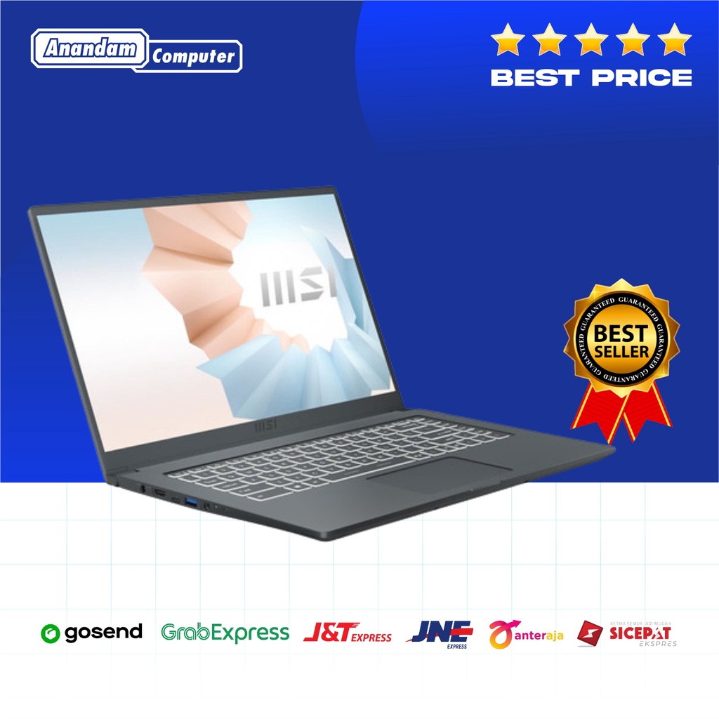 MSI Modern 15 A11M [9S7-155266-885] i7-1195G7 16GB 512GB iRis Xe