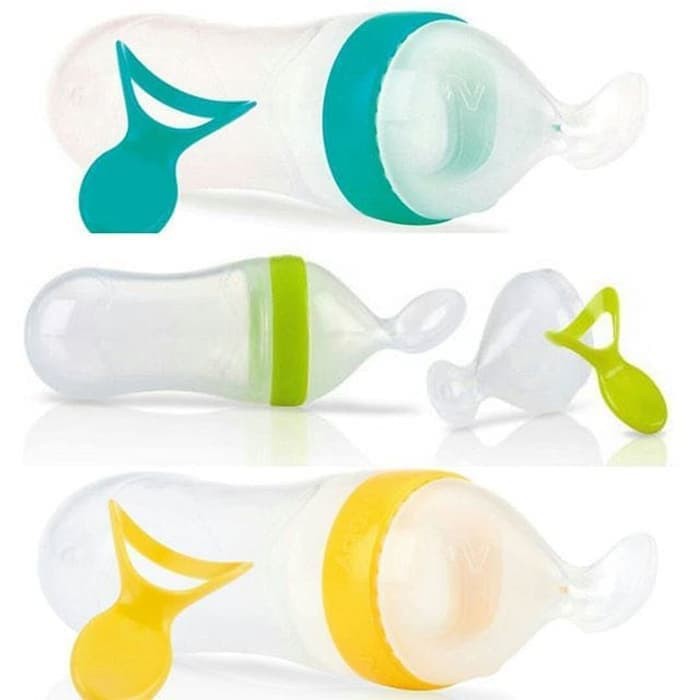 Nuby Squeeze Feeder / Botol Sendok Nuby 2steps 4m+