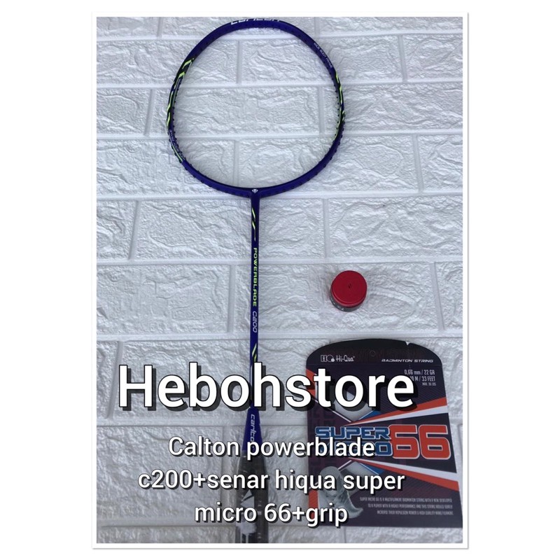 Raket Badminton CARLTON POWERBLADE C200 +Grip ORIGINAL