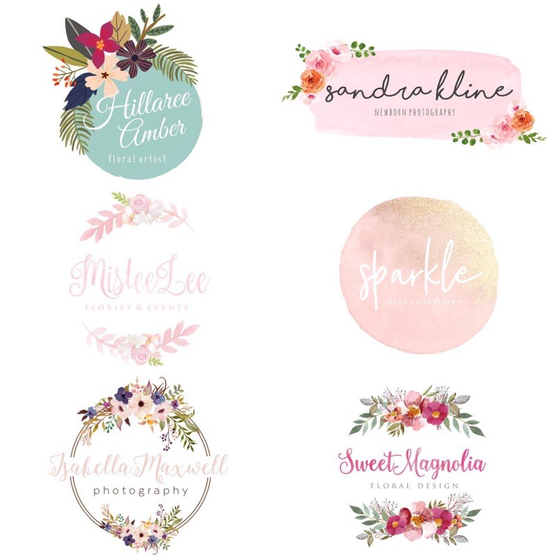 ARABELLA CANTIK LOGO B | JASA BIKIN DESAIN LOGO OLSHOP LOGO BISNIS TERMURAH