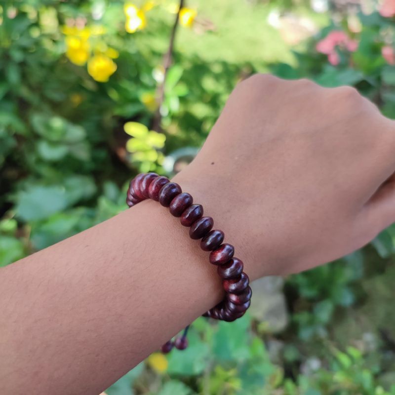 Gelang Kayu Walikukun Model Pipih Dan Bulat_Kayu Walikukun Asli