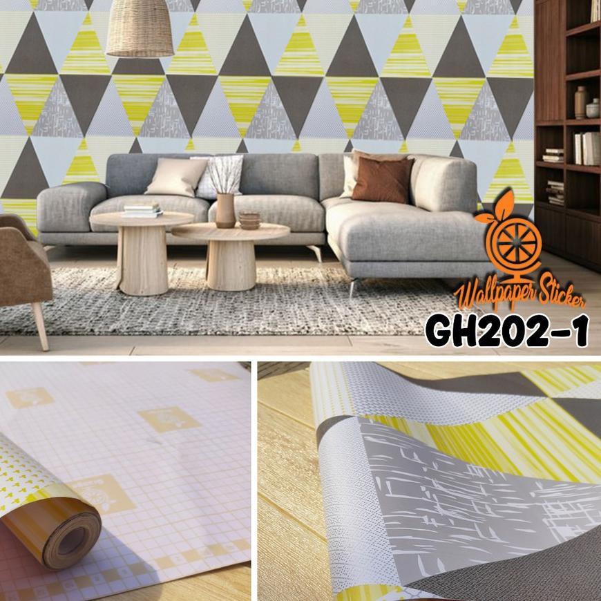 ✺ Wallpaper Dinding Wallpaper Stiker Dinding Wallpaper 3D Wallpaper Aesthetic Ukuran 45x10M Motif Se