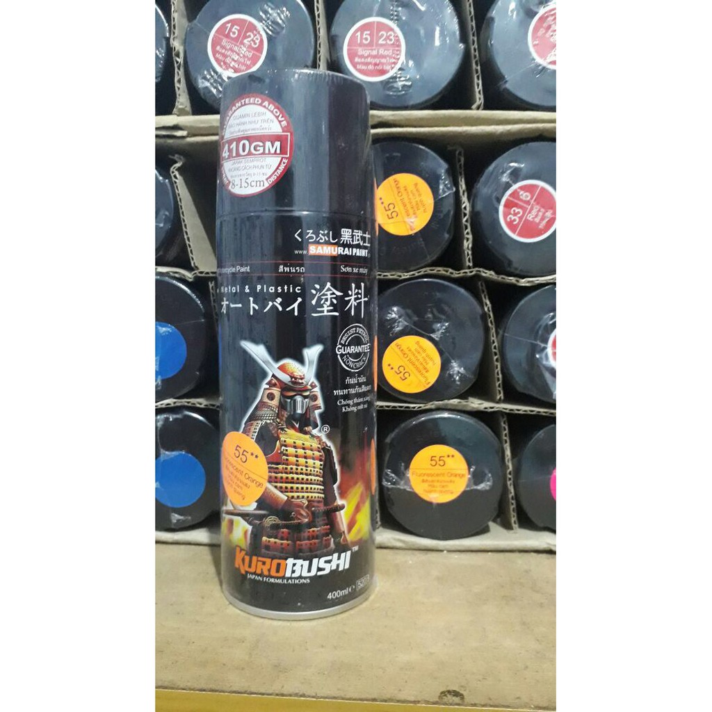 

PYLOX / PILOK / CAT SEMPROT SAMURAI - FLUORECENT ORANGE (55**) / WARNA STABILO