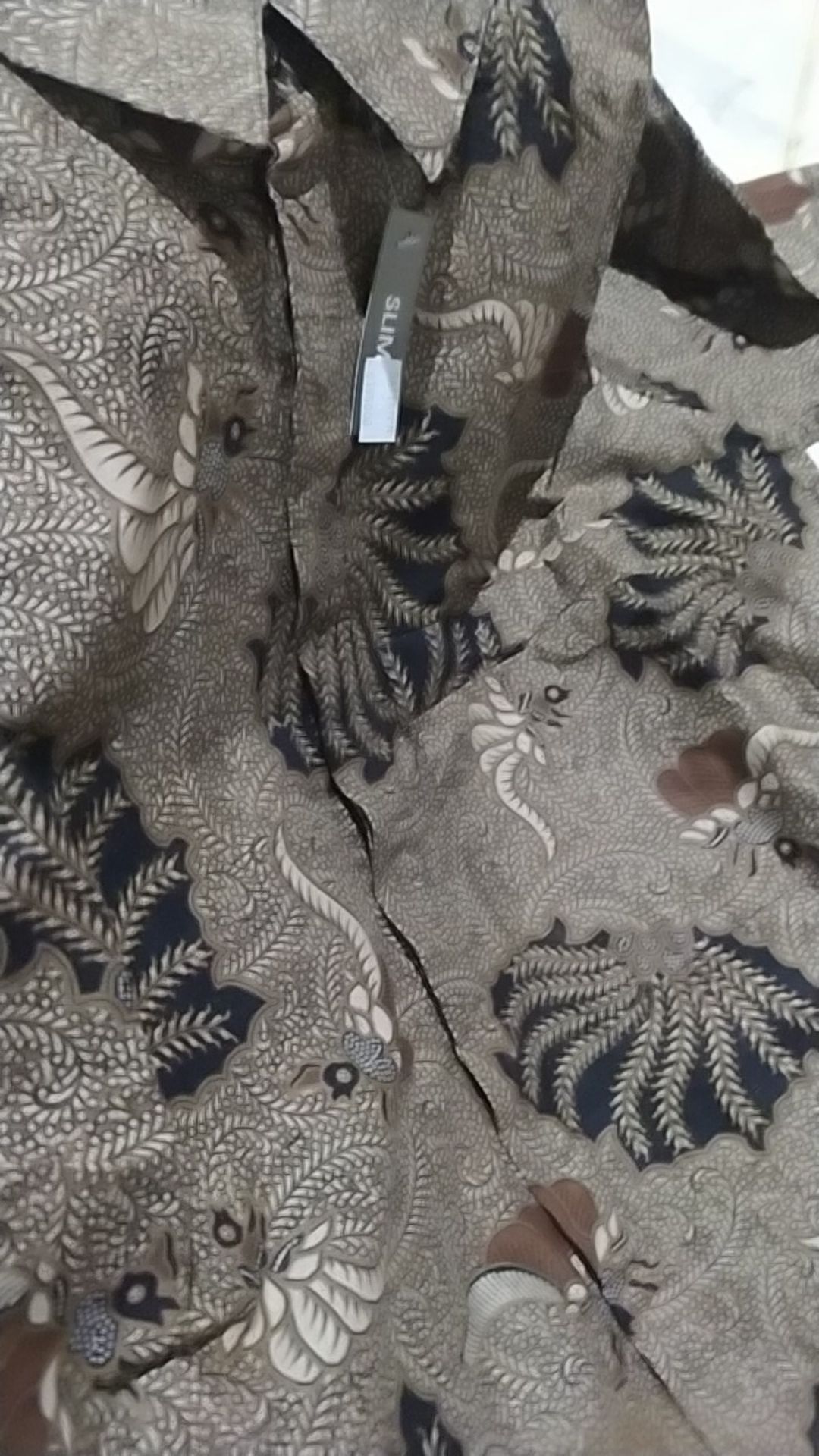 Kemeja Batik Pria Lengan Panjang Slim Fit Batik Pria Lengan Panjang Modern