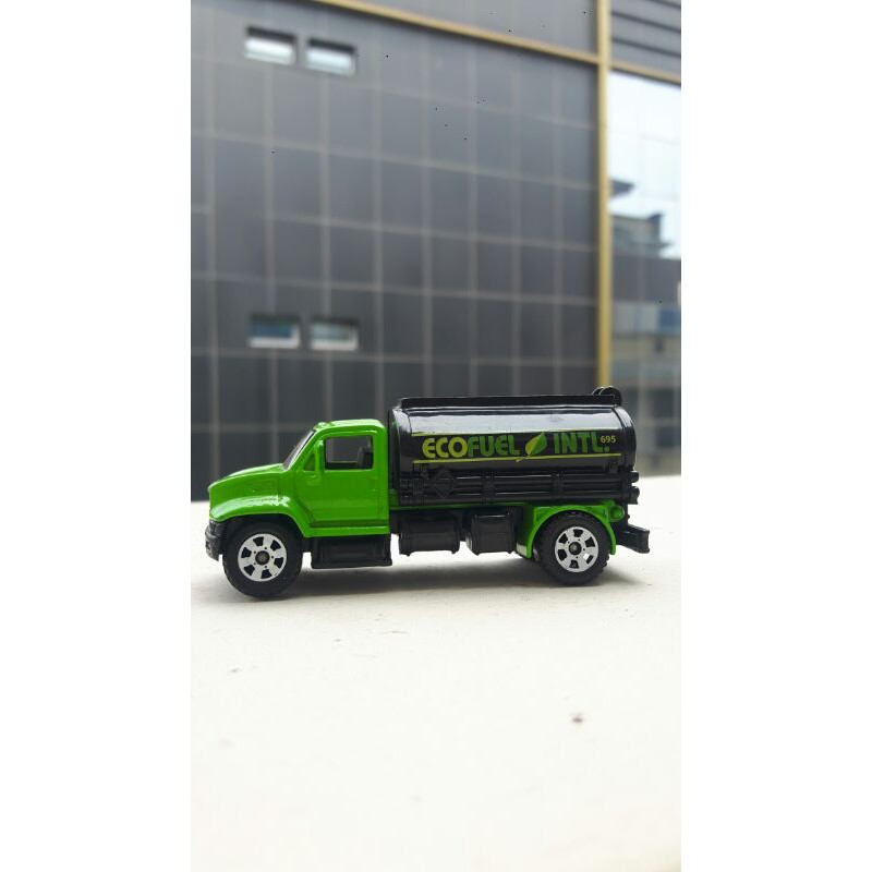 Matchbox loose tanker truck utility truck hijau F17 1967 diecast