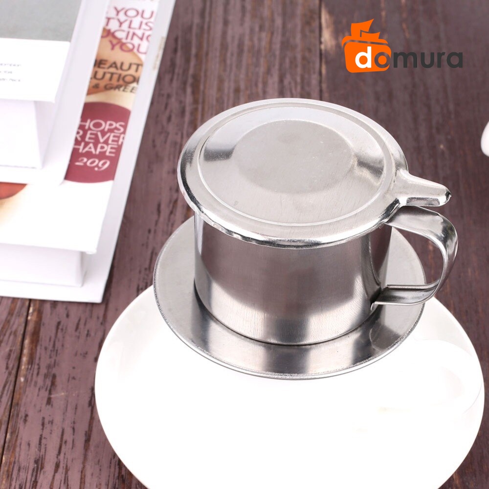 Saringan Kopi Vietnam Dripper Coffee Drip Pot Stainless Steel 100ml