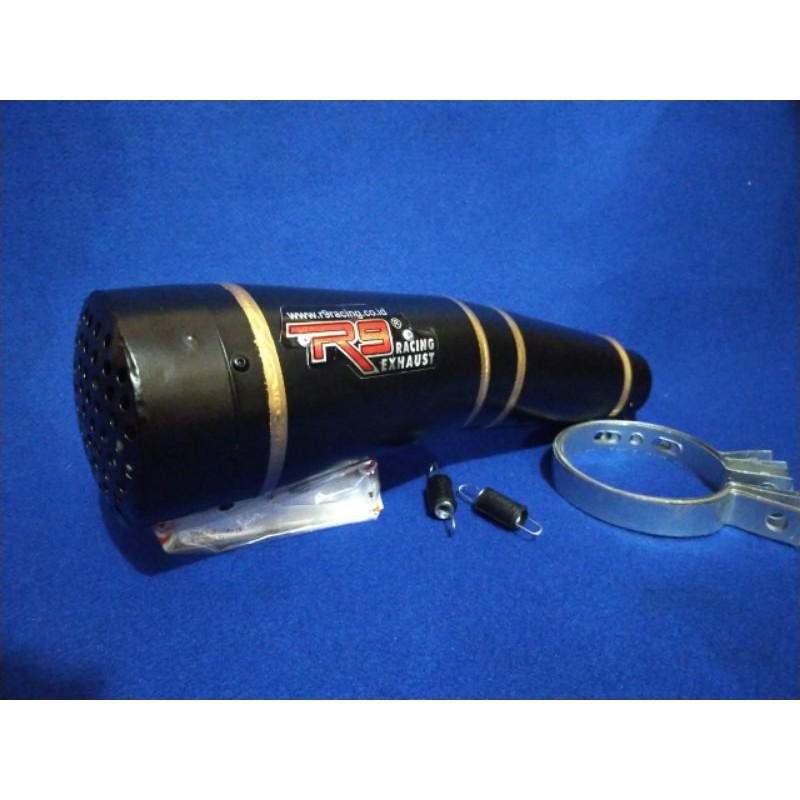 knalpot R9 untuk motor Jupiter MX Satria Fu Vixion