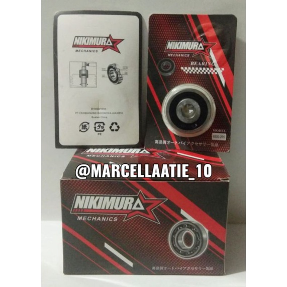 10 PCS LAHAR LAHER BEARING MIO SOUL VEGA JUPITER 6300 NIKIMURA