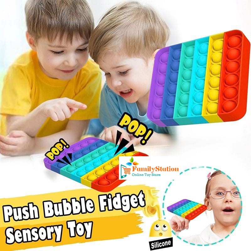 Jual Mainan Edukatif Pop It Fidget Toys 