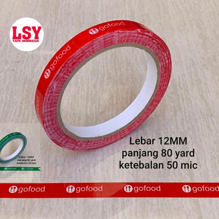 

E8 lakban makanan / isolasi gofood 12mm x 90 yard E895 (Ready Stok)