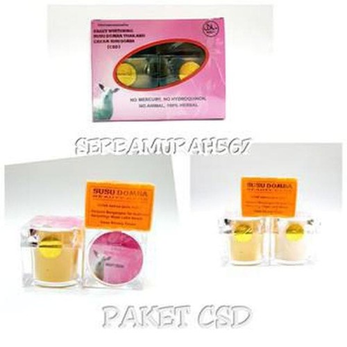 New Paket Whitening Cream susu domba / CSD ukuran Besar ber hologram ORIGINAL